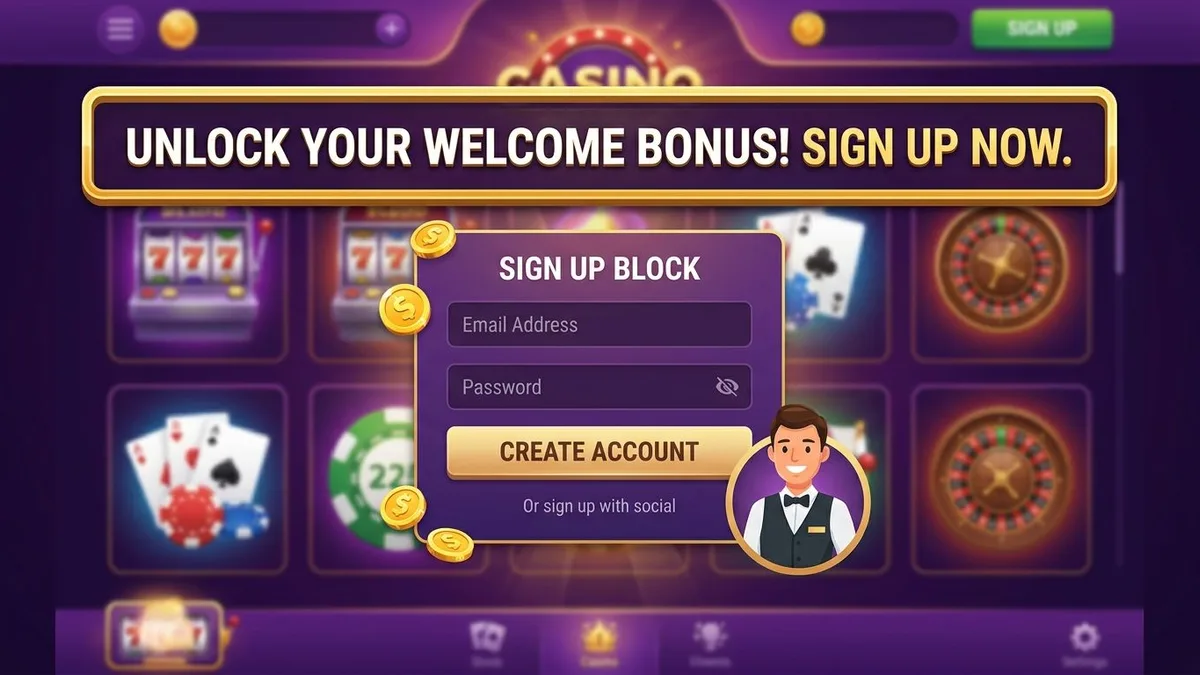 Registrazione con bonus